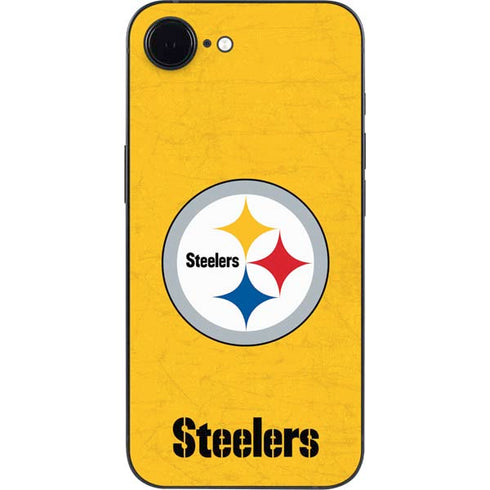 NFL Pittsburgh Steelers - Alternate Distressed iPhone 16e Skin
